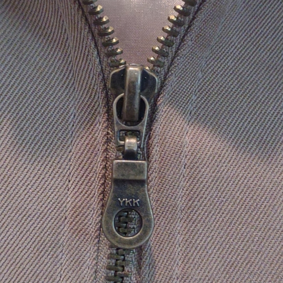 Cypress Grove Taupe 100% Silk Bomber Jacket - Picture 9 of 12